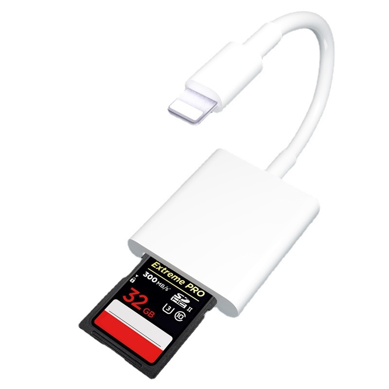 SD kortelių skaitytuvas Apple Lightning ir USB-C įrenginiams, Yinhe BL-006, suderinamas su iPad, iPhone, Android telefonais ir asmeniniais kompiuteriais