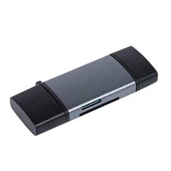 Cititor USB de carduri, șase în unu, suport SD și microSD (TF), interfață USB-C, compatibil Android