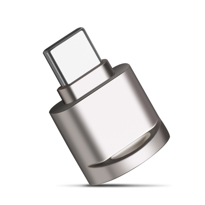 Type-C čitač kartica TF/MicroSD, USB 2.0, OTG podrška, metalno kućište