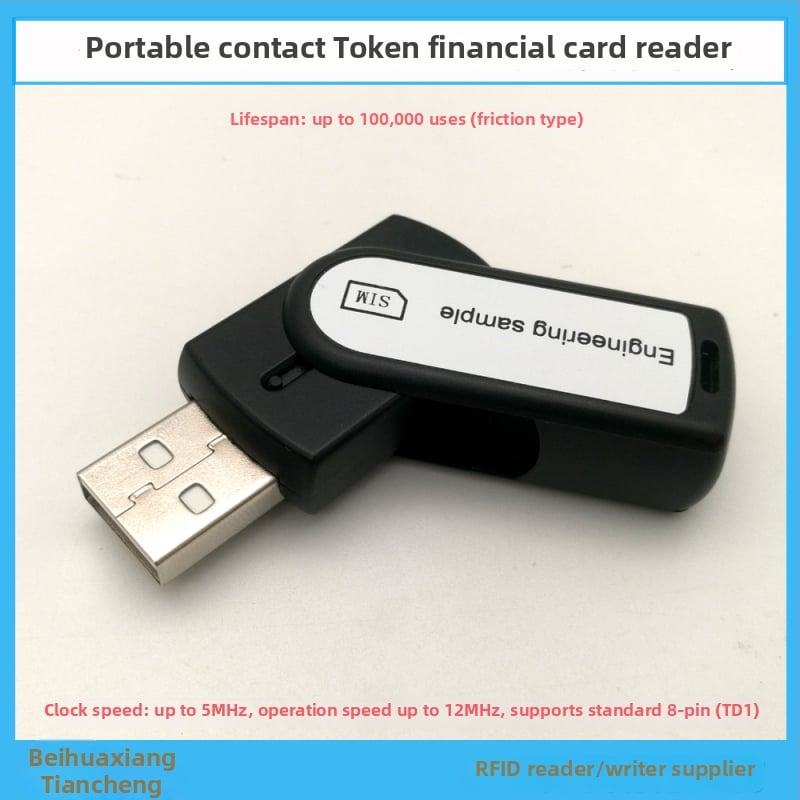 MCR3500 USB CCID kontaktný čítač kariet pre PSAM/SIM karty | ISO7816, 4MHz, 848 kbps