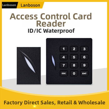 Kontaktinis kortelių skaitytuvas KR101 atsparus vandeniui, ID IC klasė, jutiklio nuotolis 5 cm, skaitymo laikas 0.1 s