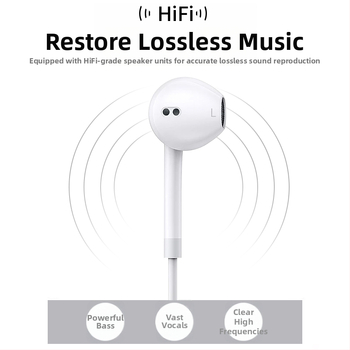 Xu yan căști in-ear cu interfață Type-C, pentru iPhone 15/16, originale, personalizabile