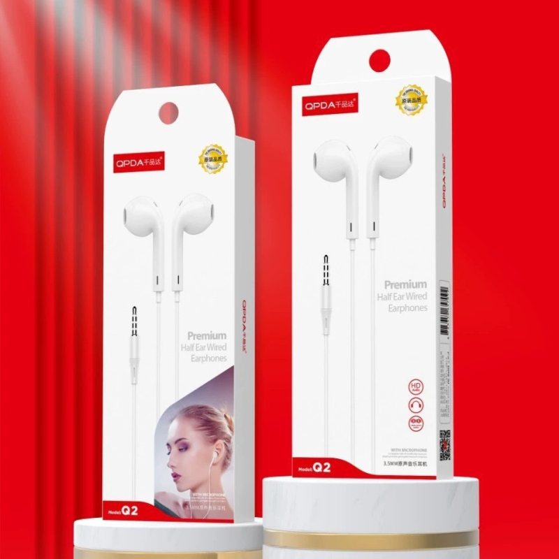 Căști cu cârlig pentru urechi, cablu, pentru convorbiri, 3,5 mm, design sport semi-in-ear