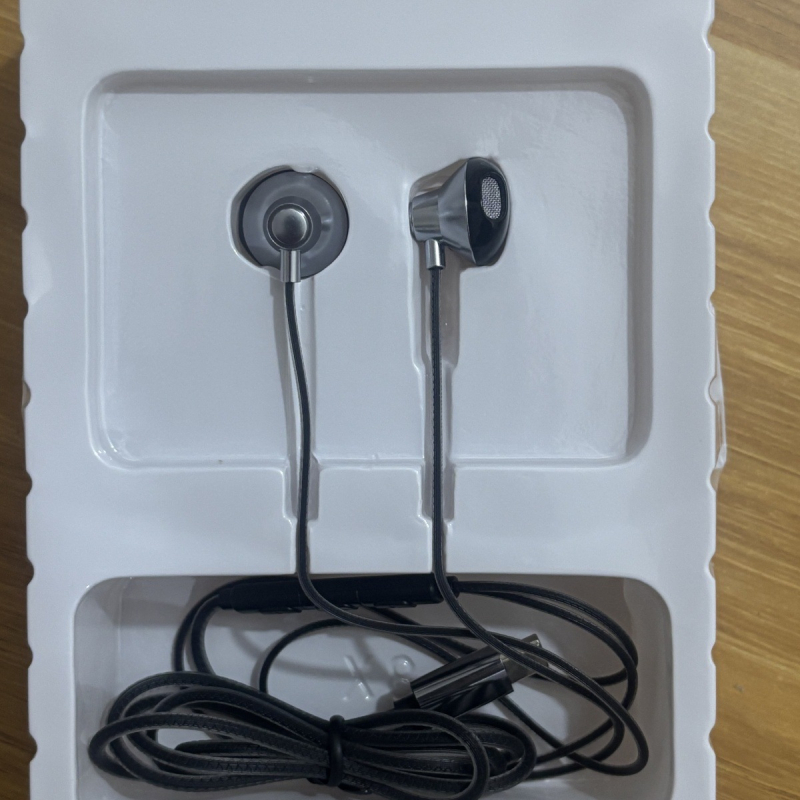 X27 căști cu fir Type-C, cu microfon, carcasă din metal, reglaj audio, compatibile Android