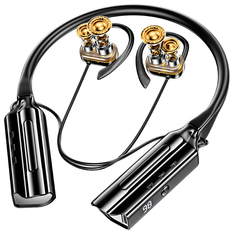 Ασύρματα ακουστικά Bluetooth τύπου λαιμού, ανοιχτός σχεδιασμός, μαγνητικά, εξουδετέρωση θορύβου, Bluetooth 6.0