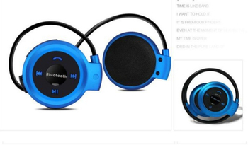 Neutral 503 belaidės Bluetooth ausinės su kortelių įdėjimu, sportinės belaidės stereo skambučiams ir muzikai, Bluetooth 4.0, veikimo diapazonas 10 m, baterijos veikimo laikas iki 4 valandų