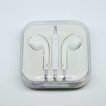 Căști in-ear, cu fir, cu mufa de 3,5 mm, microfon încorporat și telecomandă, compatibile cu iOS