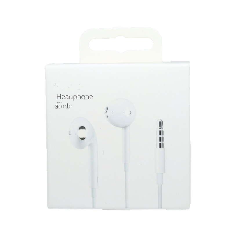 Căști in-ear, cu fir, cu mufa de 3,5 mm, microfon încorporat și telecomandă, compatibile cu iOS