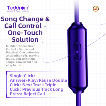 Căști in-ear X40, cu fir, Little Magic Duck, cablu de 120 cm, compatibile Android