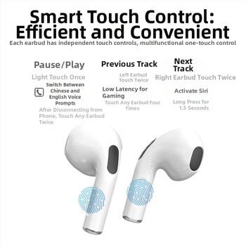 Prave bežične slušalice s polu-uho dizajnom, Bluetooth 5.3, domet 10 m, stereo zvuk, baterija do 4 sati
