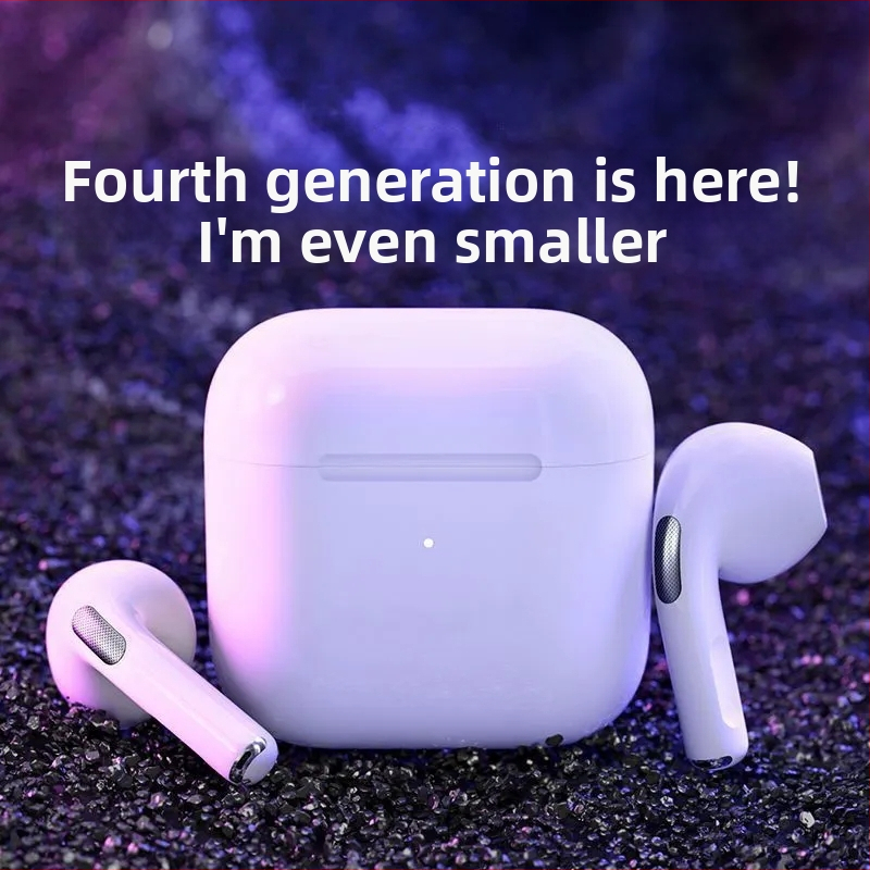 Prave bežične slušalice s polu-uho dizajnom, Bluetooth 5.3, domet 10 m, stereo zvuk, baterija do 4 sati