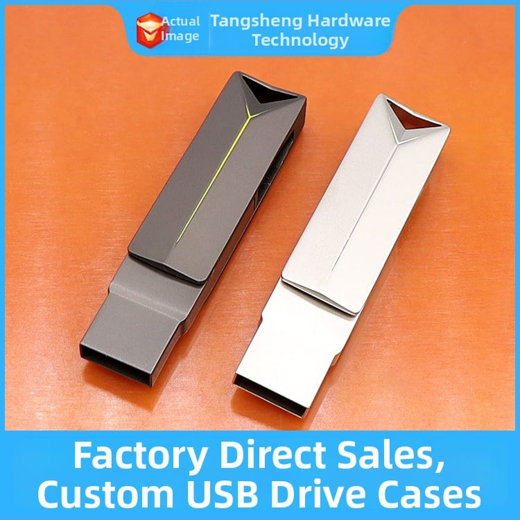 Carcasă pentru U-disk, din aliaj de zinc, model Car 003 mini, OTG cu utilizare dublă, design cu logo personalizat