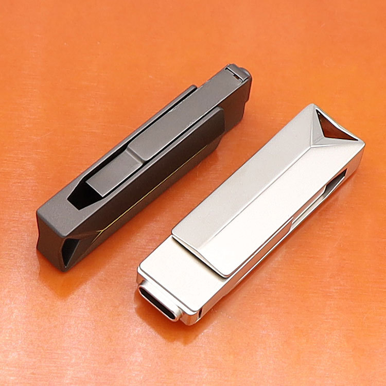 Carcasă pentru U-disk, din aliaj de zinc, model Car 003 mini, OTG cu utilizare dublă, design cu logo personalizat