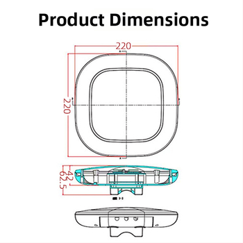 Belaidžio maršrutizatoriaus/ tilto korpusas – ABS medžiaga, lauko vandeniui atsparumas, elektroninis korpusas, prekinis ženklas Fudeyu, sąsajos spaudos prisitaikymas