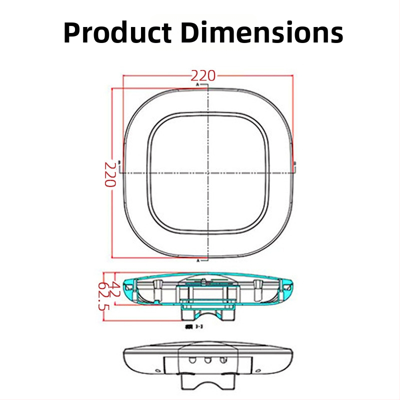 Belaidžio maršrutizatoriaus/ tilto korpusas – ABS medžiaga, lauko vandeniui atsparumas, elektroninis korpusas, prekinis ženklas Fudeyu, sąsajos spaudos prisitaikymas