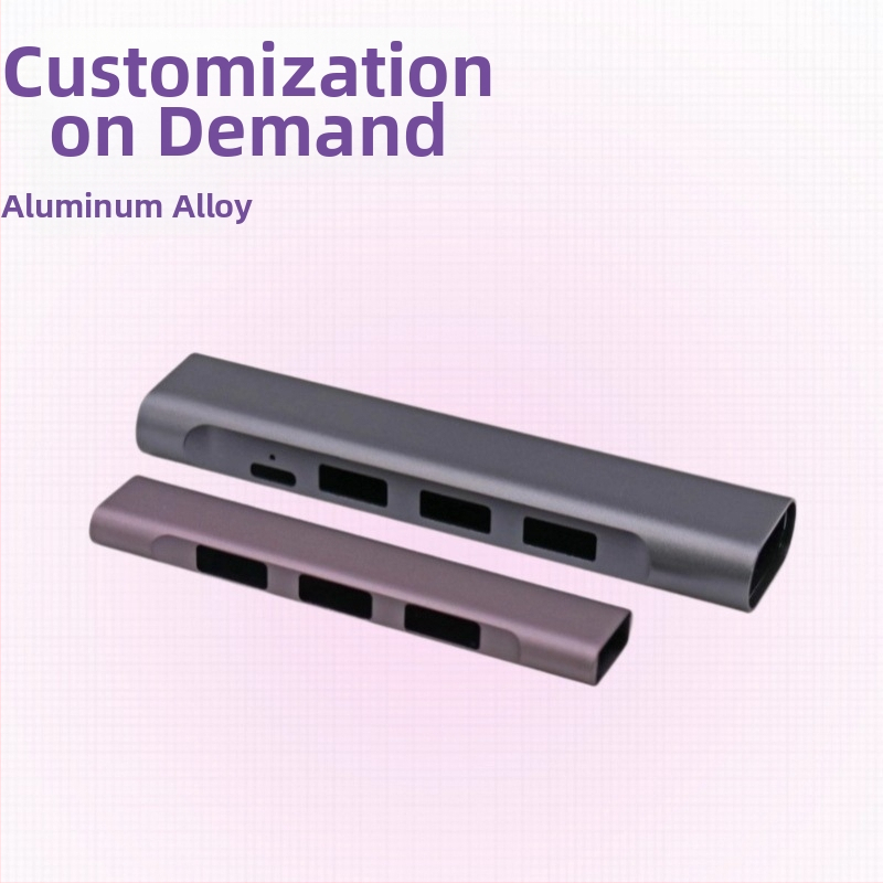 2HUB plėtros dokų korpusas, aliuminio lydinys, OEM galima