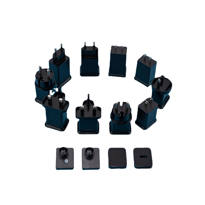 LED адаптер контролер за коледни светлини – водоустойчив корпус за захранване, огнеупорна пластмаса PC 94V0, с бутон