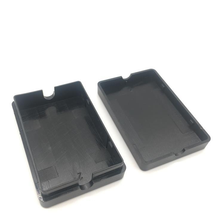 Пластмасов корпус за електронна кутия за PCB с множество отвори — ABS пластмаса, HR-53 / Huarui Dongsheng, електронен корпус, обработка: спрей боя и ситопечат