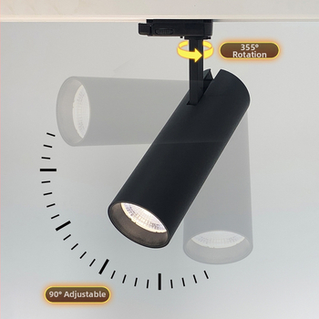 LED корпус за трек осветление, серия Sl-hp-c, полупродукти и аксесоари; по поръчка за проекти; подходящ за домашен декор, търговски центрове, инженерно осветление, музеи