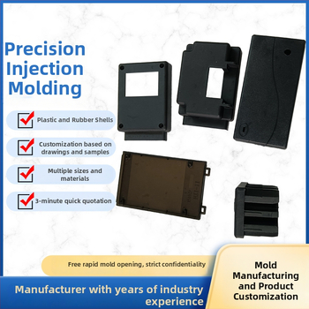Plastový kryt z ABS/PP/PE, vstrekovaný kryt elektronického produktu, s 20 vstrekovacími strojmi.