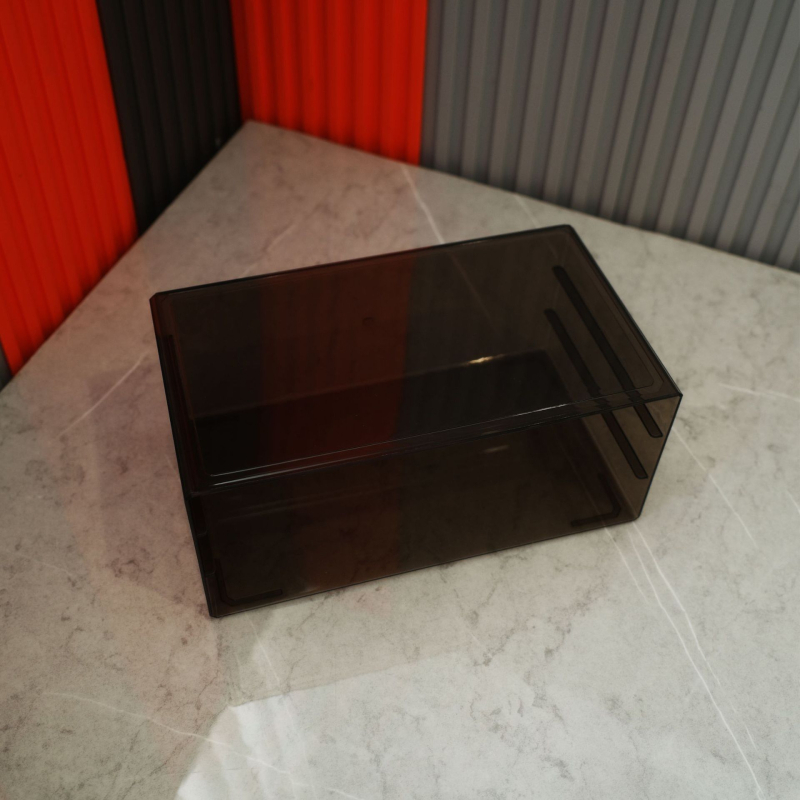 Прозрачна витрина за бижута с 3–5 слоя, PET корпус, кутия за съхранение с голям капацитет