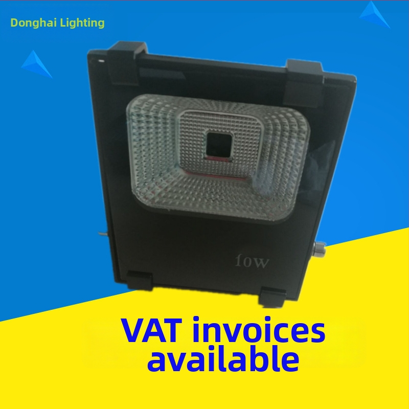 LED šviestuvas lauko naudojimui su integruotu korpusu ir klipu – 10W/20W, liejimo aliuminio korpusas, paviršius purškiamais dažais