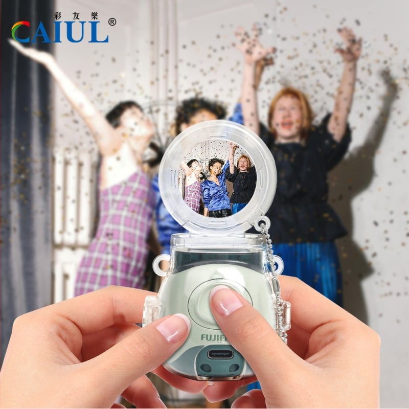 Carcasă pentru cameră Instax Pal Fuji CAIUL, din PC, design cristal