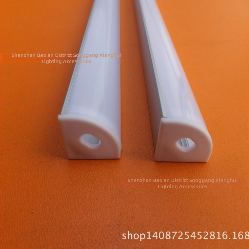 LED juostelės aliuminio kanalas XH-076, 6063-T5, oksidacijos paviršius, skirtas spintelėms