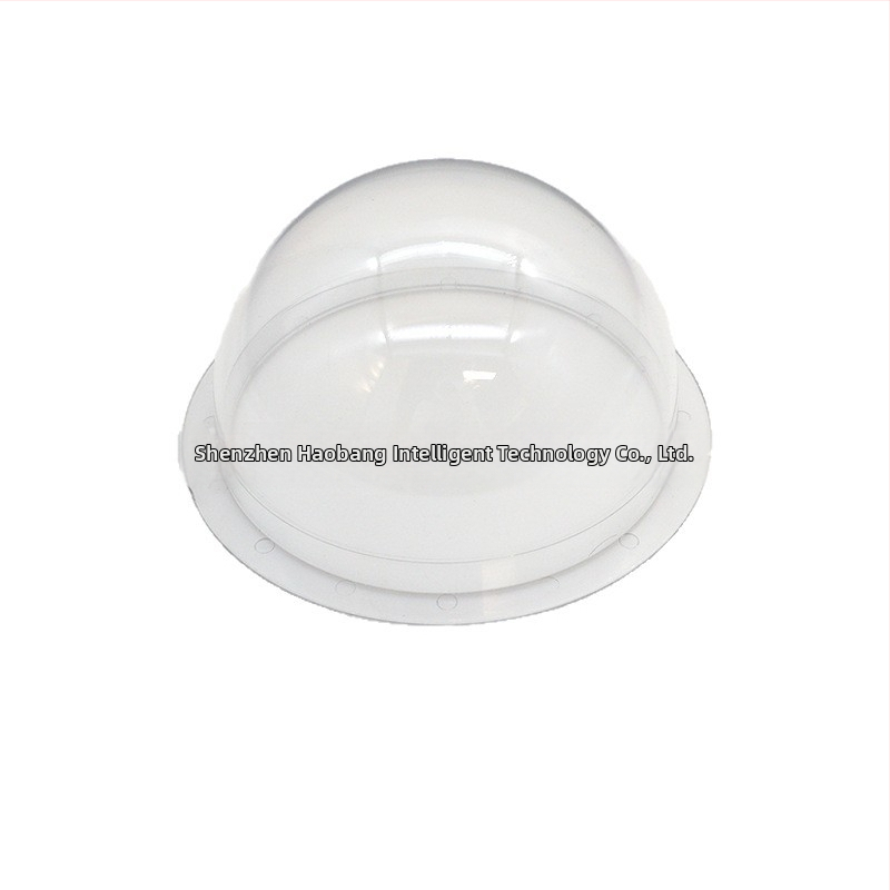 Hemisfēriskā aizsargkaste videokameras uzraudzībai, PC materiāls, ārēja uzstādīšana, dronu piederums, darba temperatūra 45°C