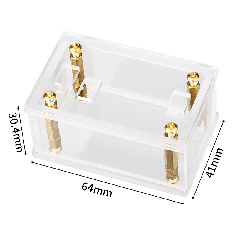 Modul de alimentare LM2596 – carcasă șasiu din acrilic pentru montaj DIY (Brand: LQSC, Model: LM2596 shell, Tip: Carcasă șasiu, Material: Acrilic)