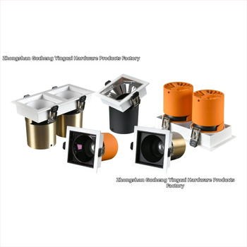 LED downlight su COB, liejimo aliuminio korpusas, model TD16-4.5inch, tinkami prekybos centrams, ligoninėms, viešbučiams ir namų luboms