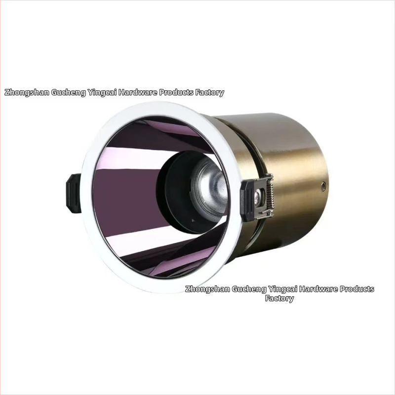 LED downlight su COB, liejimo aliuminio korpusas, model TD16-4.5inch, tinkami prekybos centrams, ligoninėms, viešbučiams ir namų luboms