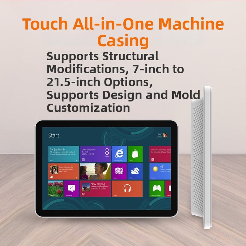 Carcasă pentru computer All-in-One cu atingere - Modelul 101, Material plastic, OEM disponibil, Suport etichete private