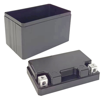 Калъф за литиева батерия за мотоциклет, ABS пластмасов корпус, модел YT4 конкав меден лист, 12V 4Ah