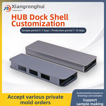 Carcasă HUB docking station din aliaj de aluminiu – hub cu trei porturi Type-C/USB, OEM disponibil