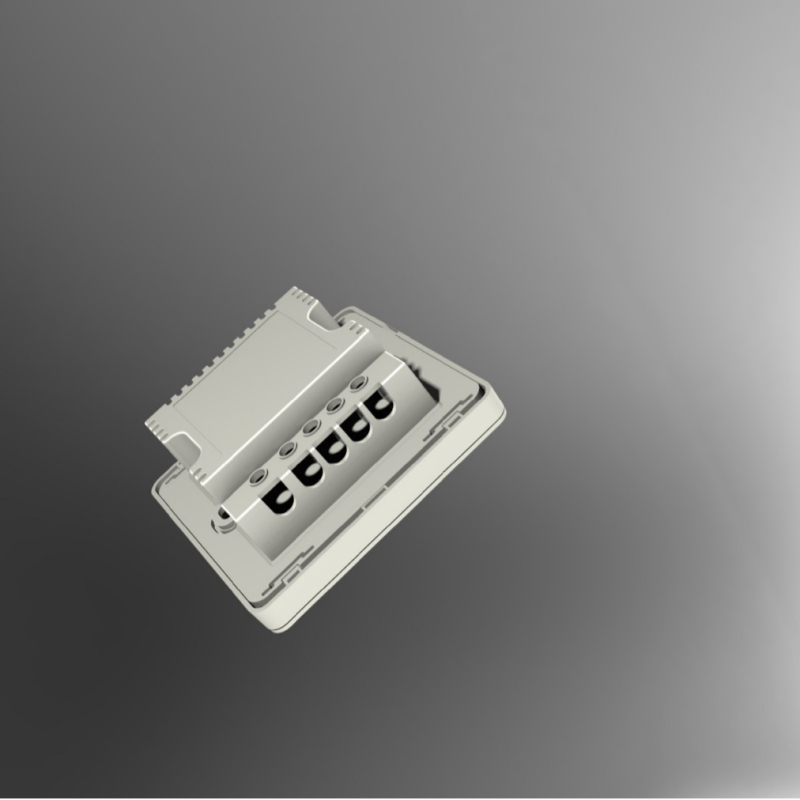 Carcasă pentru întrerupător principal, tip 86, design cu un singur buton, material PC/ABS, model 86DQB01, Lexinbao carcasă electronică