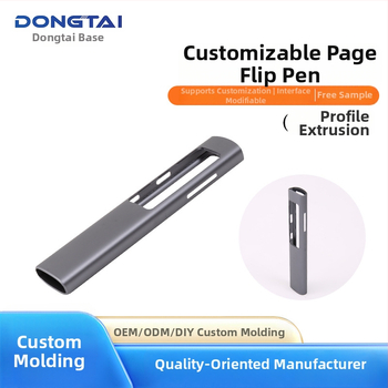 Carcasă pentru stilou de întoarcere a paginilor – aliaj de aluminiu, extrudare profil, OEM posibil, model: Page Turning Pen Shell, pentru prezentări PPT de învățământ și afaceri