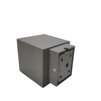 LED квадратен корпус за стенна лампа - отливан алуминий, водоустойчив за външни условия, висока мощност/SMD, 10-48W, модел YC010