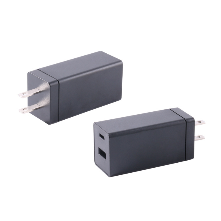 Carcasă GaN de 65W pentru încărcător, cu picior fix, carcasă din plastic USB, model LCF-824