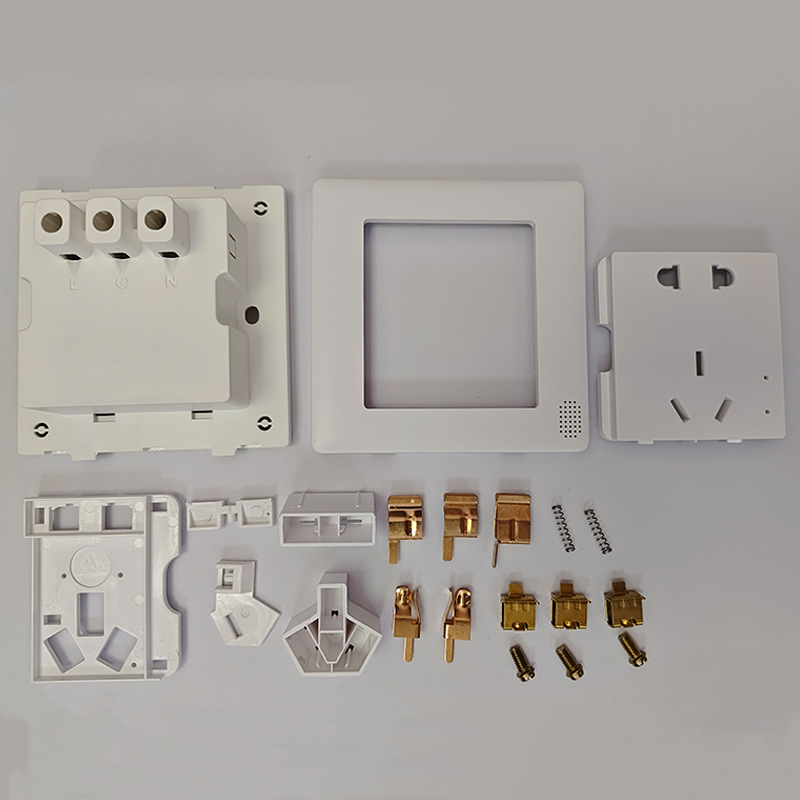 Carcasă încastrată în perete pentru priză tip 86 – Generation Socket Shell, material PC ignifug, închidere electrică