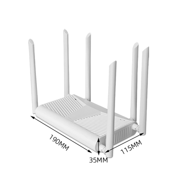 Carcasă pentru router wireless cu șase antene, ABS, disipare căldură, gateway Smart Home