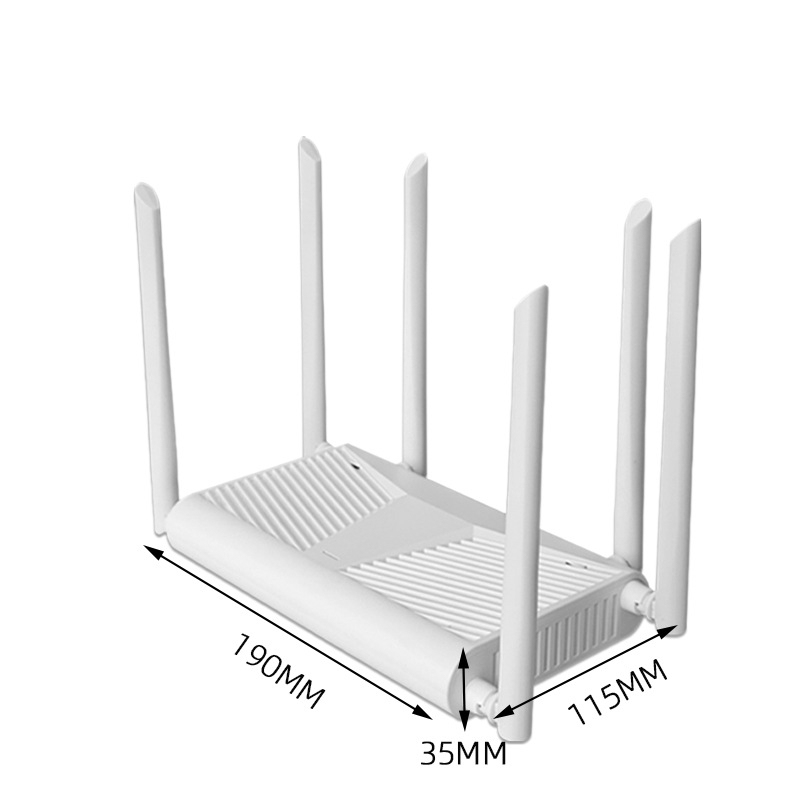 Carcasă pentru router wireless cu șase antene, ABS, disipare căldură, gateway Smart Home