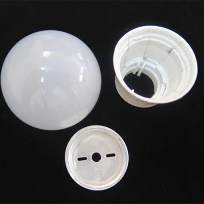 LED lemputė D50, PC korpusas, matinė paviršiaus danga, suderinama su SMD patch šaltiniais