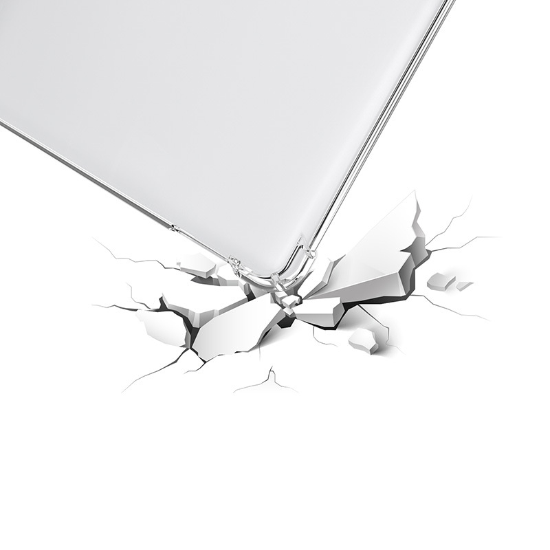 Meebook M6 aizsargkorpuss, četrkantīgs gaisa spilvens kritienu aizsardzībai, TPU mīksta apvalks, caurspīdīgs