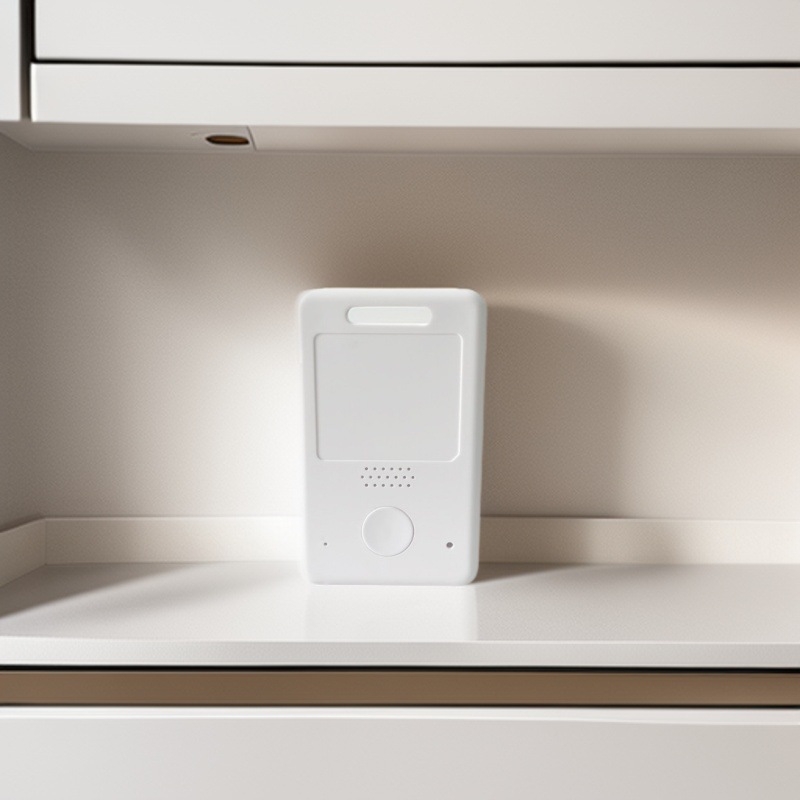 Carcasă inteligentă pentru legitimație electronică cu localizator GPS, anti-pierdere, prezență/registrare la sosire și funcție apel | Material ABS