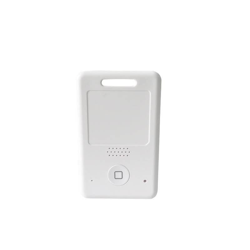 Carcasă inteligentă pentru legitimație electronică cu localizator GPS, anti-pierdere, prezență/registrare la sosire și funcție apel | Material ABS
