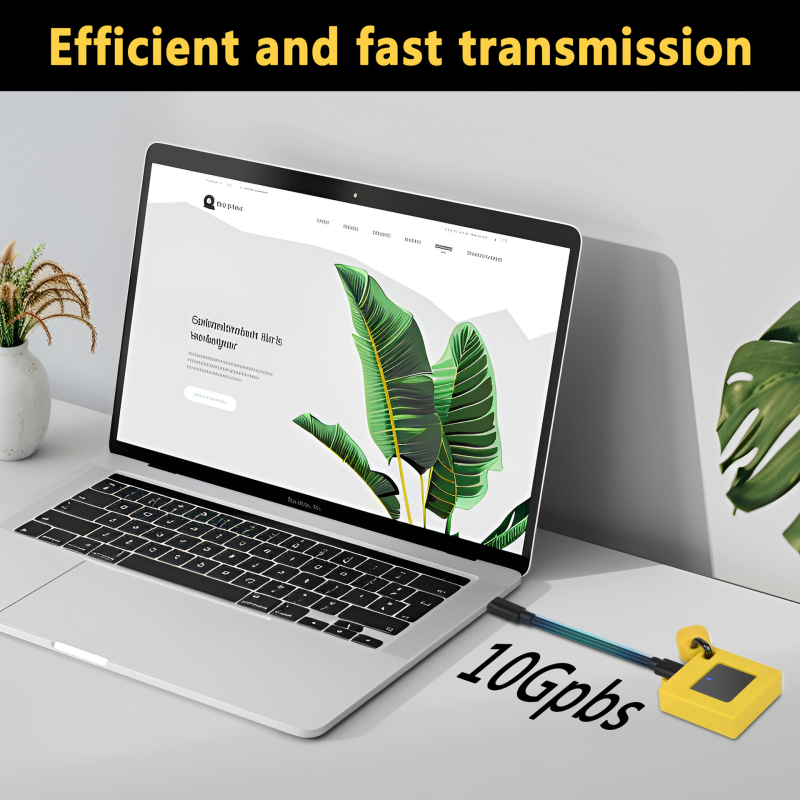 Vanjska kućica za M.2 NVMe SSD, aluminijska legura, Type-C sučelje, brzina 10 Gbps, podržava do 2 TB