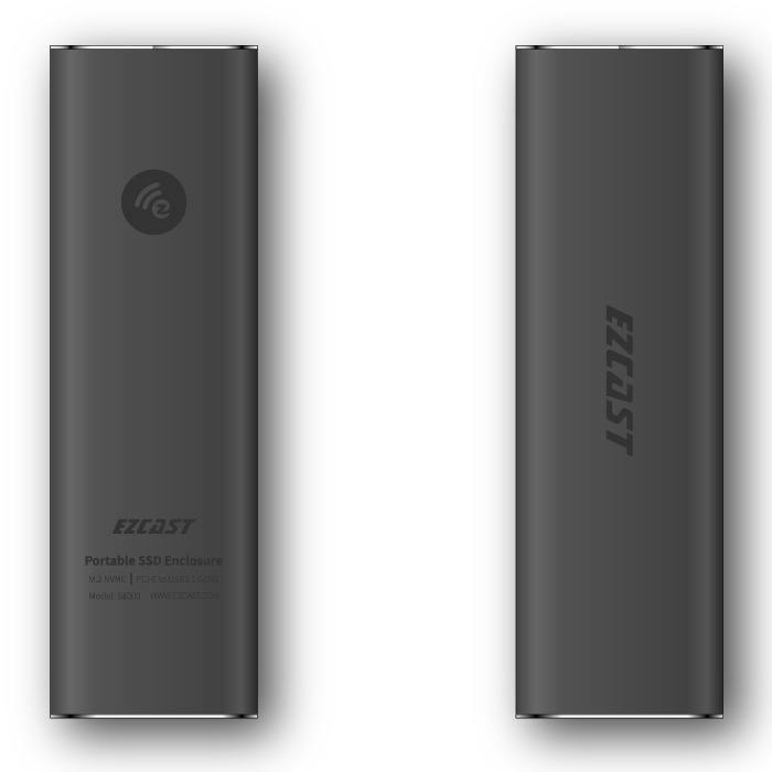 Κουτί εξωτερικού SSD M.2 NVMe USB 3.1 Gen2 Type-C PCIe, έως 2 TB, 9 Gbps, κράμα αλουμινίου