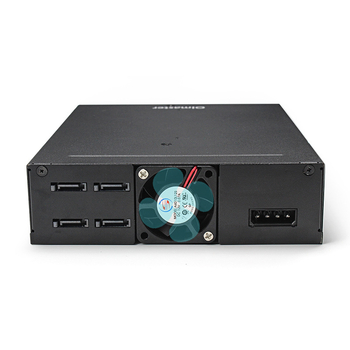 Cjelokupno metalno kućište za 4 HDD-a s integriranim optičkim pogonom i ventilatorom, SATA 6Gbps, podržava do 6TB, OEM-kompatibilno