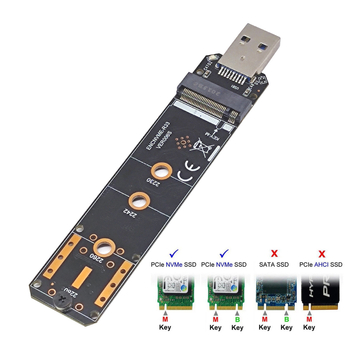 Liangteng ENCNVME-R33 Θήκη NVMe M.2 USB 3.2 Gen2, USB Type-A, έως 3TB